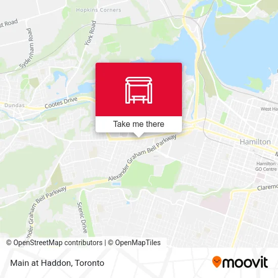 Main at Haddon map