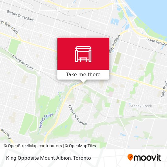 King Opposite Mount Albion plan