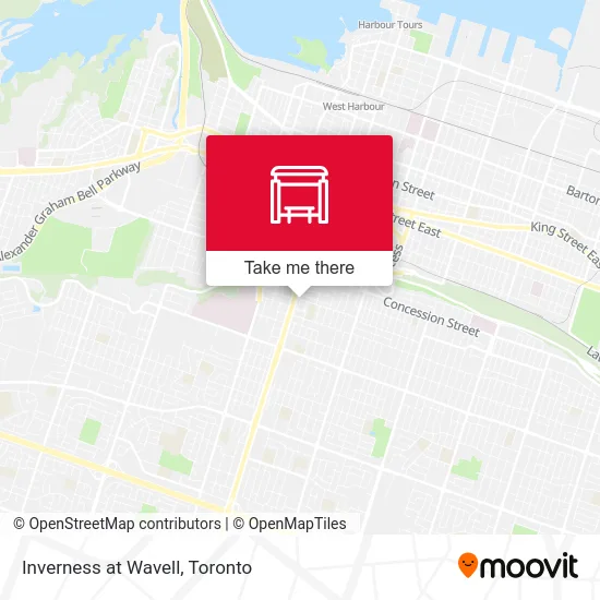 Inverness at Wavell map