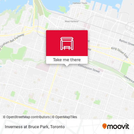 Inverness at Bruce Park map