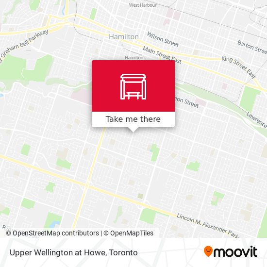Upper Wellington at Howe map