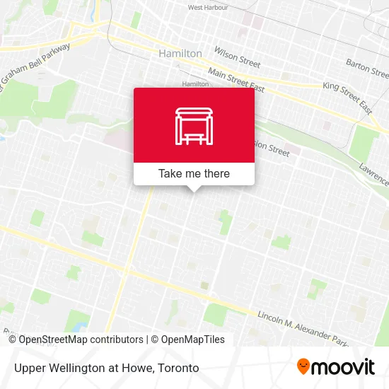 Upper Wellington at Howe map