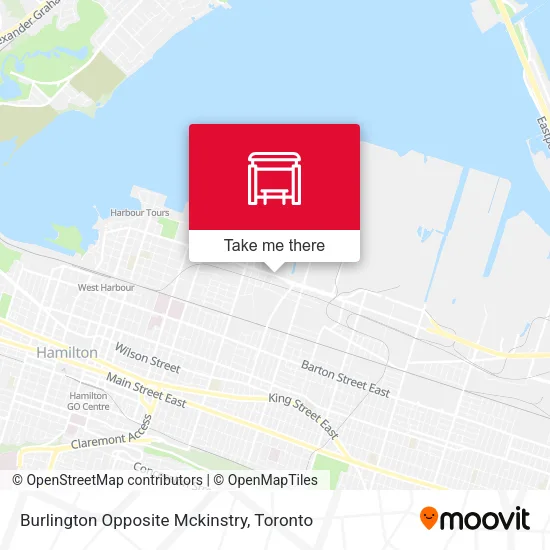 Burlington Opposite Mckinstry map
