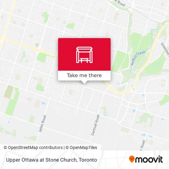 Upper Ottawa at Stone Church map