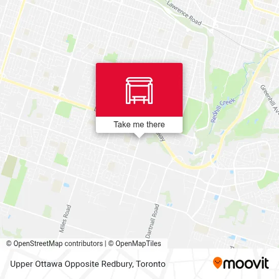 Upper Ottawa Opposite Redbury map