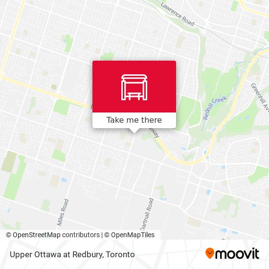 Upper Ottawa at Redbury map