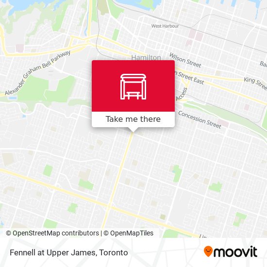 Fennell at Upper James map