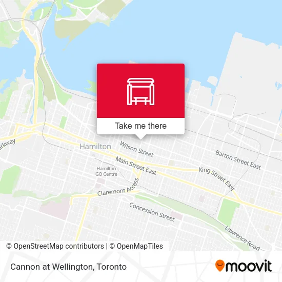 Cannon at Wellington map