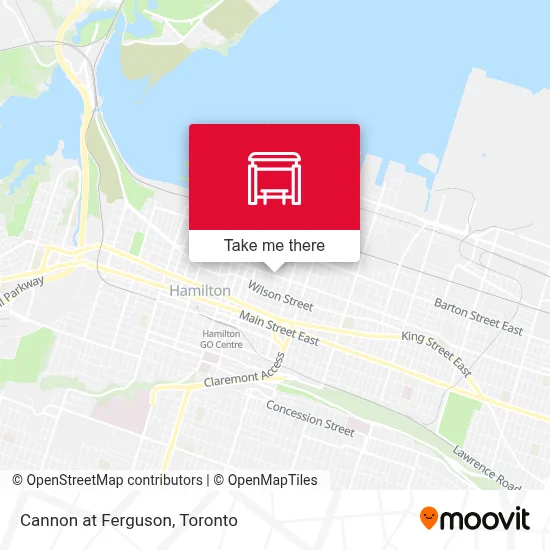 Cannon at Ferguson map