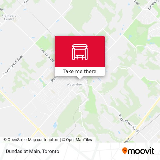 Dundas at Main map