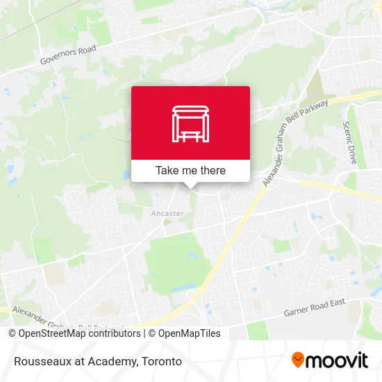 Rousseaux at Academy map