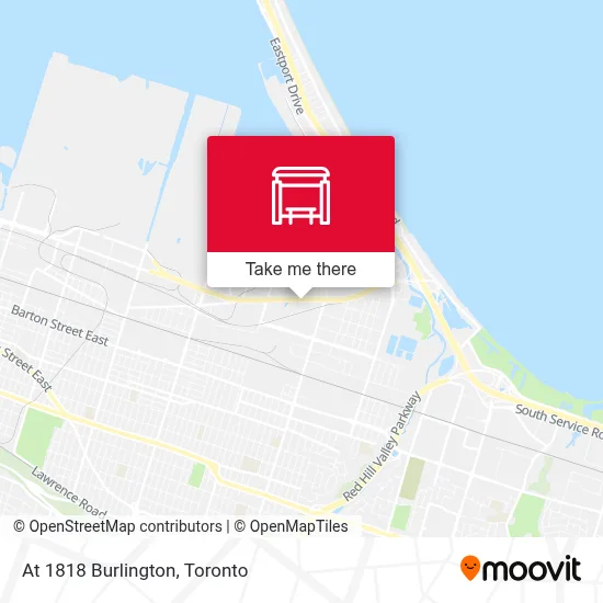 At 1818 Burlington map