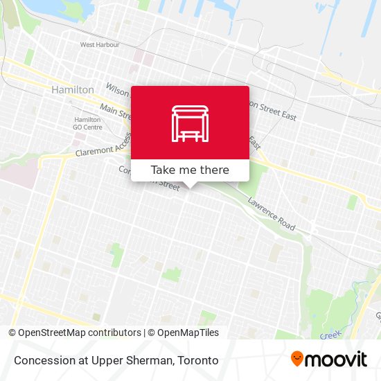 Concession at Upper Sherman plan