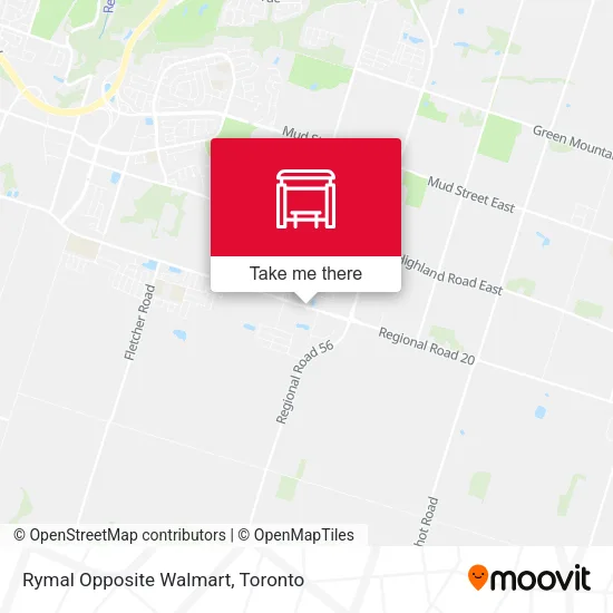 Rymal Opposite Walmart map