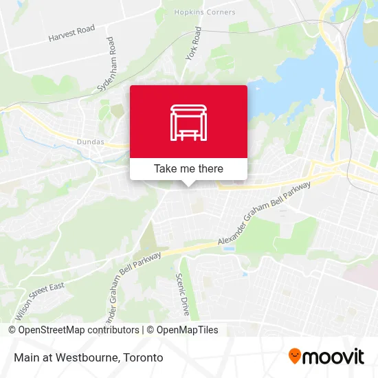 Main at Westbourne map