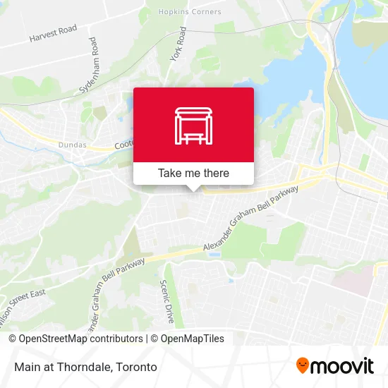 Main at Thorndale map
