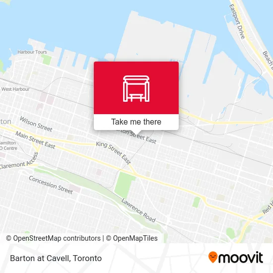 Barton at Cavell map