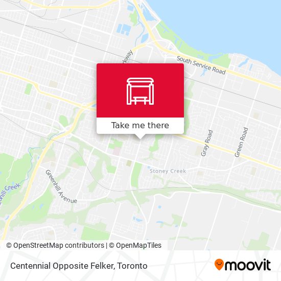 Centennial Opposite Felker map