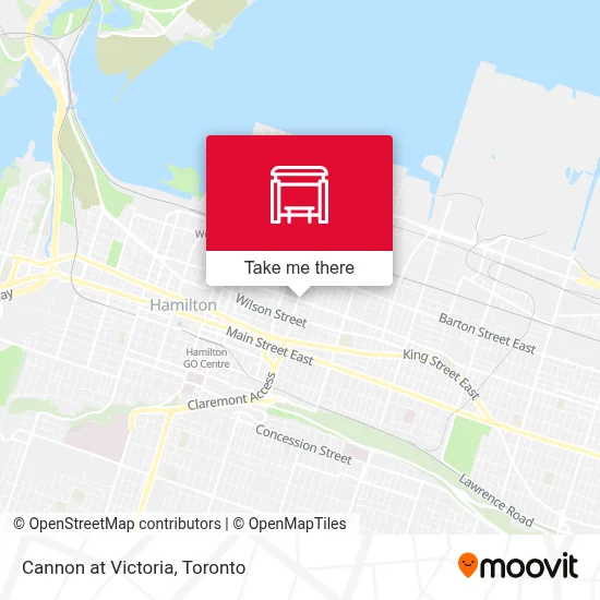 Cannon at Victoria map