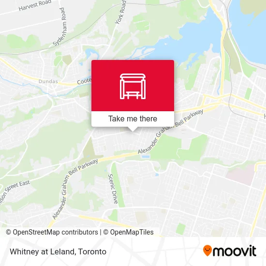 Whitney at Leland map