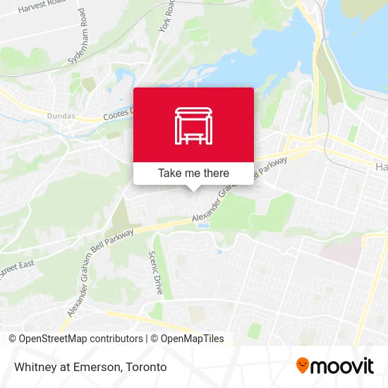 Whitney at Emerson map