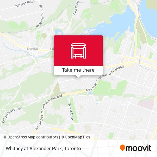 Whitney at Alexander Park map