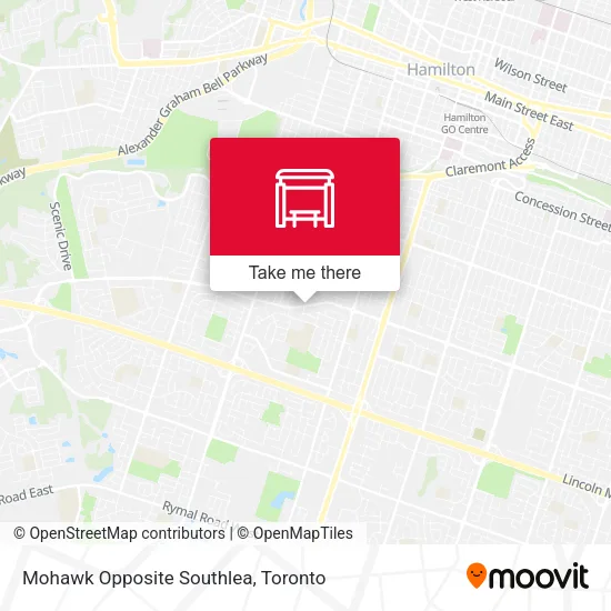 Mohawk Opposite Southlea map