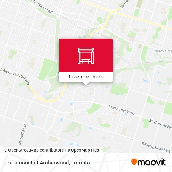 Paramount at Amberwood map