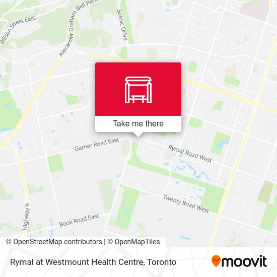Rymal at Westmount Health Centre map