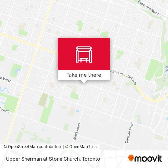 Upper Sherman at Stone Church map
