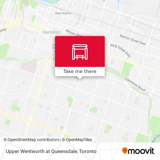 Upper Wentworth at Queensdale map