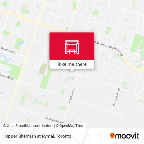 Upper Sherman at Rymal map