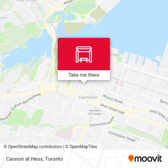 Cannon at Hess map