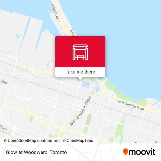 Glow at Woodward map