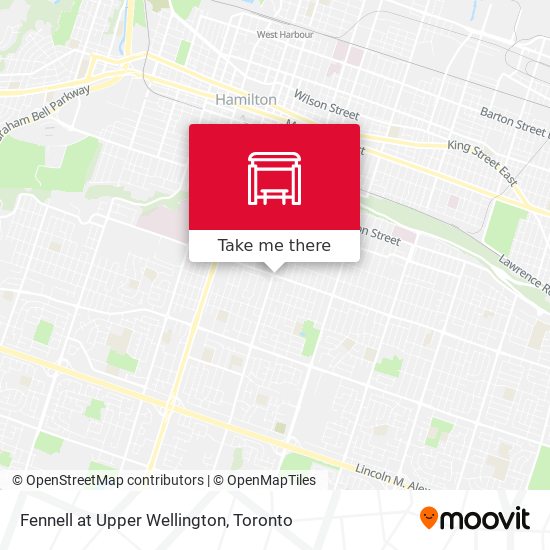 Fennell at Upper Wellington map