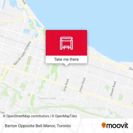 Barton Opposite Bell Manor map