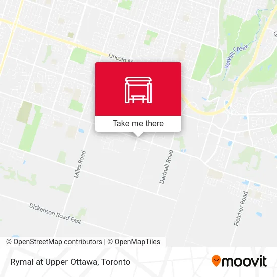 Rymal at Upper Ottawa map