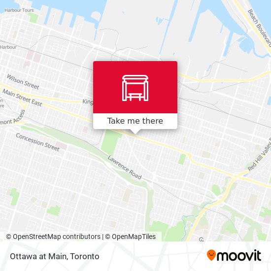 Ottawa at Main map