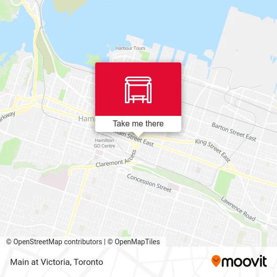 Main at Victoria map