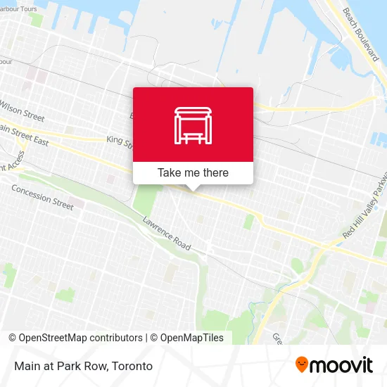 Main at Park Row map
