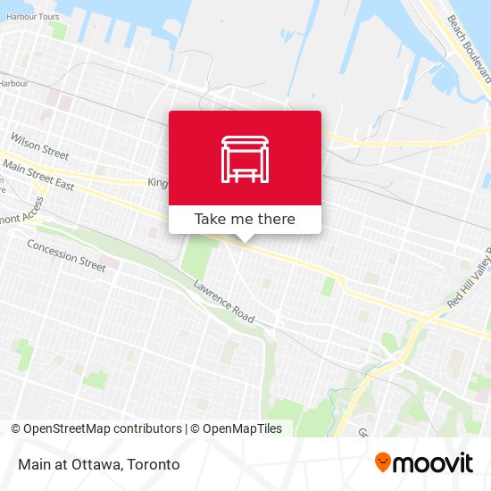 Main at Ottawa map
