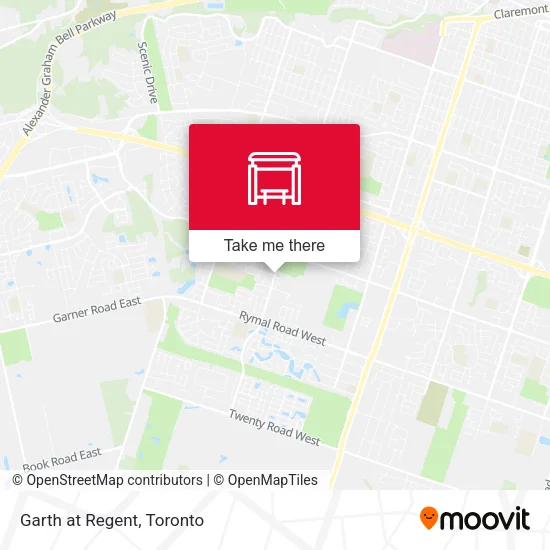 Garth at Regent map