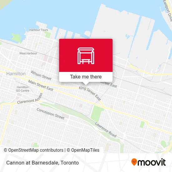 Cannon at Barnesdale map