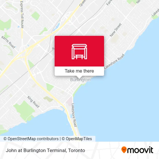 John at Burlington Terminal map