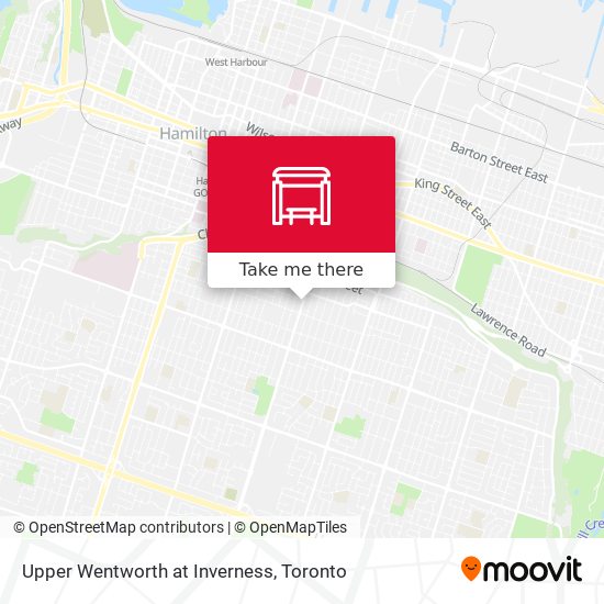 Upper Wentworth at Inverness map