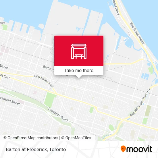 Barton at Frederick map