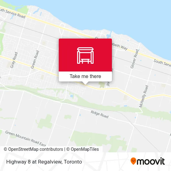 Highway 8 at Regalview map