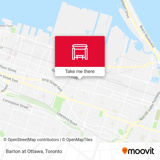 Barton at Ottawa map