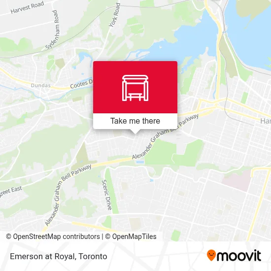 Emerson at Royal map