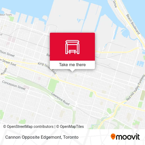 Cannon Opposite Edgemont map